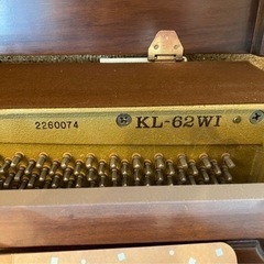 3/13までの限定価格　アップライトピアノ　KAWAI kl-62wiの画像