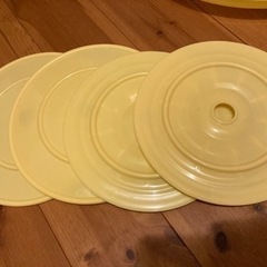 漬物容器の蓋&押し蓋　（新品）セットの画像