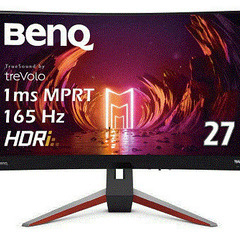 超破格！！BenQ MOBIUZ EX2710R 湾曲ゲーミング...