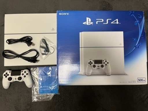 PS4 ホワイト 本体 コントローラー ソフト 2本
