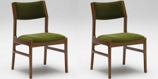 カリモク60ダイニングチェア カリモク 椅子 チェア　モケットグリーン