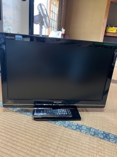 SHARP  24型液晶TV 郡山市内、配達込み！今週日曜日まで！