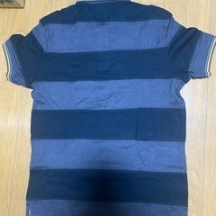 【新品 XL】【未使用 タグ付き】Lee リー 刺繍ロゴ 半袖ボーダーポロシャツ　の画像