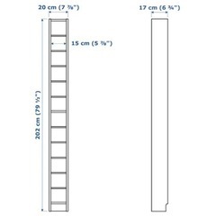 IKEA GNEDBY グネドビー　本棚　CD棚　CDラック　収納の画像