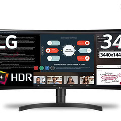 ウルトラワイドモニター　34インチ　曲面　LG 34WL75C-B