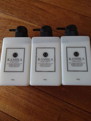 カミカ黒髪クリームシャンプー３本