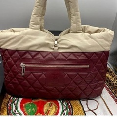 CHANEL シャネル コココクーン ハンドバッグ アイボリー MM ラムスキン