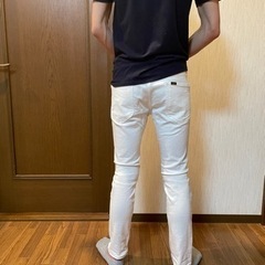 Lee 白デニム　の画像