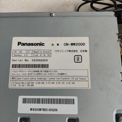 お話中　Panasonic　CN-MW200D  訳有の画像