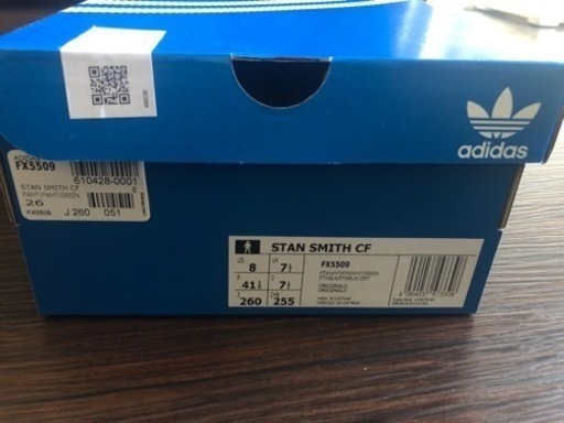 新品 未使用 アディダススタンスミス adidas Originals ベルクロ STAN SMITH 26cm☆