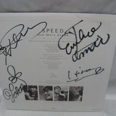 SPEED One More Dream　レコード　サイン入り　150枚限定の画像