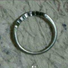 ≒j←←←m-31201-シルバーリング　直径約14ミリの画像