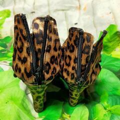 豹柄かわいいサンダル　Sサイズの画像