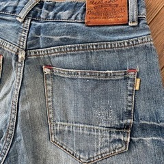 半ズボン　WASKDENIM ウエスト調節可の画像