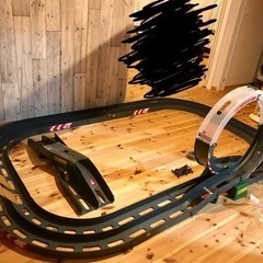ミニ四駆コース　ループとオーバルのセット