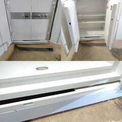 中古(訳あり）　PLUS　金庫入り書庫　L5-FGN　龍ヶ崎倉庫の画像
