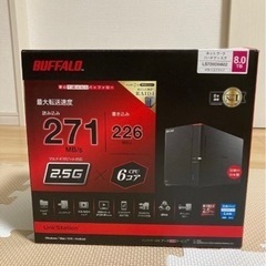 BUFFALO NAS LinkStation 8TB(4TB×2）LS720D0802