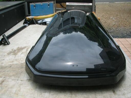早い者勝ち　人気の黒　艶あり　RV　INNO　大型　ルーフボックス　BR55　ワイド　キャンプ　釣り　スキー　スノボ　アウトドア