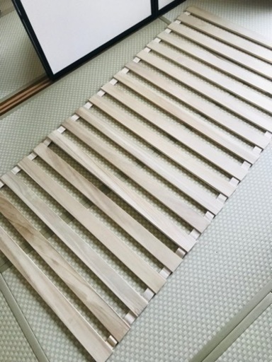 美品　アイリスプラザ　ロール式すのこ