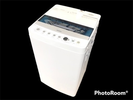 【美品激安❗️】洗濯機 2019年　ハイアール　単身用　スリム　4.5k