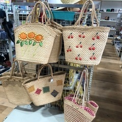 未使用品　サマーバック　カゴ　編み目　おひとつ 税込み 1,00...