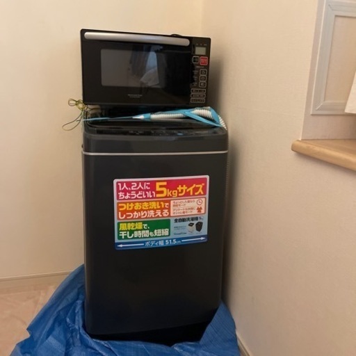 電子レンジと洗濯機