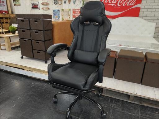 新品アウトレット!フルフラットゲーミングチェア