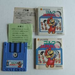 マリオ　ゴルフジャパンコース　ディスクカード　ファミコン　　送料込み！