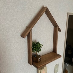 ハンドメイド　ウッドラック　インターホンラック　神棚　の画像