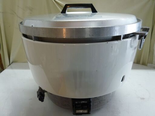 リンナイ ガス炊飯器 RR-50S1 米 飲食店 炊飯器/LPガス・厨房引き上げ品・10L・中古品・本体のみ