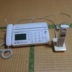 子機付きファックス　Panasonic KX-PW320-W