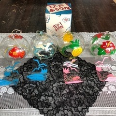江戸ふうりん　インテリア　風情　レトロ　金魚　カモメ　パイン　ハ...