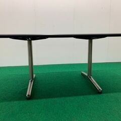 中古　PLUS　W1600　ミーティングテーブル　TN-1601R　WT　龍ヶ崎倉庫の画像