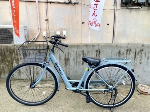 Divine ディバイン 外装6段 700C マットブルーグレー 中古 自転車