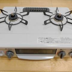 【ガスコンロ】Rinnaiの都市ガス用グリル付き2口