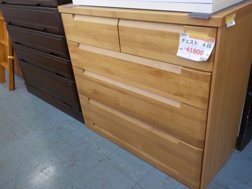 G：110502　チェスト4段　※値下げしました！！　￥41800→35530（15％OFF）