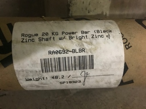 ROGUE ローグ オハイオパワーバー　20KG 引取限定