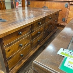 ★391 【早い者勝ち】 Laura Ashley ローラアシュレイ コーヒーテーブル リビングテーブル  ドロワー付き 定価およそ17万円 【リサイクルマート鹿児島宇宿店】の画像