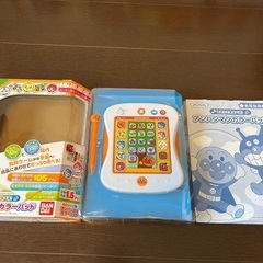 【美品・動作確認済】アンパンマン　カラーパッド　箱・説明書付きの画像