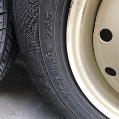 軽自動車純正ホイルタイヤの画像