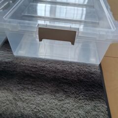 美品　薄型収納ケースの画像