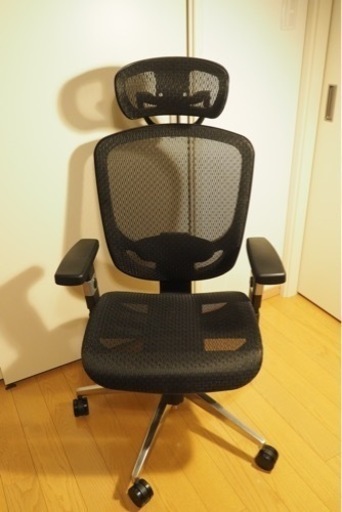 【美品】【オフィスチェア】アイリス エクストラクール ハイバック