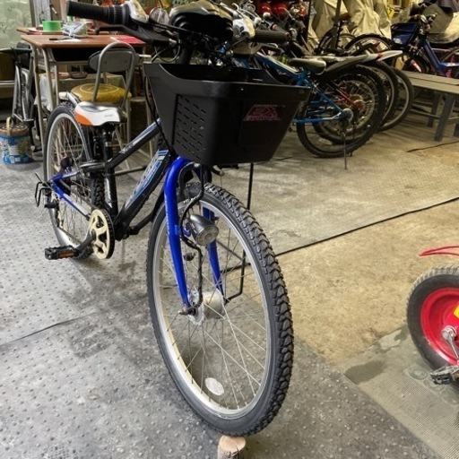 【2617】子供車　24インチ　前後タイヤ新品　9,400円（防犯・税込）