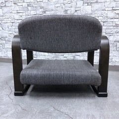 INT-57 やすらぎ座椅子 ローチェア グレーの画像