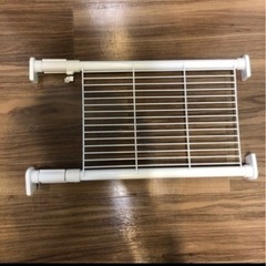 【お取引中】【お譲りします】突っ張り棚　白　3点　の画像