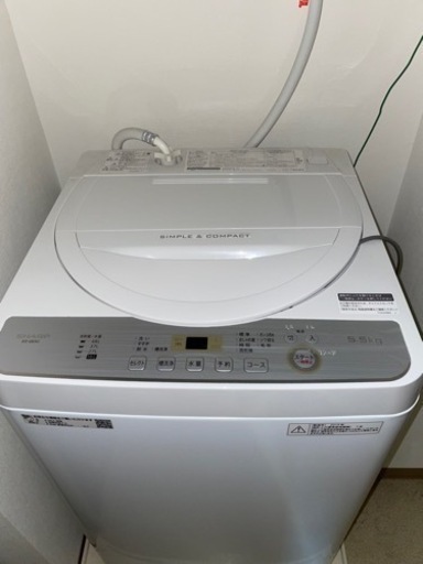 2019年製 SHARP ES -GE5C 5.5キロ
