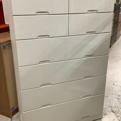 NITORI/ニトリ 6段チェスト ハイチェスト FSV-41Ⅱ WH【ユーズドユーズ名古屋天白店】 J1931