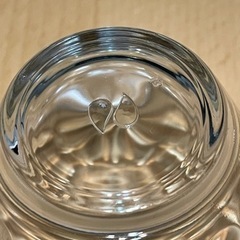 ガラス皿 欠けあり の画像