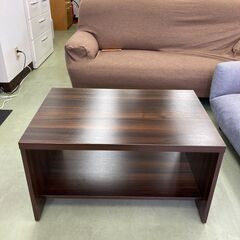 【リサイクルショップ　ピカソ　小松原】オールドチーク風 ローテーブル センターテーブル コーヒーテーブル アンティークブラウン★1170★の画像