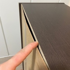 決まりました！ニトリ三段ボックス　ブラウンの画像